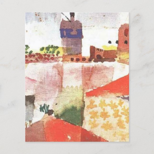 Paul Klee - Hammamet with mosque (1914) (Front)