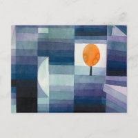 Paul Klee Harbinger of Autumn Blue Modern Abstract