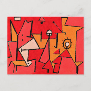 Paul Klee - Heat, popular artwork, Postcard