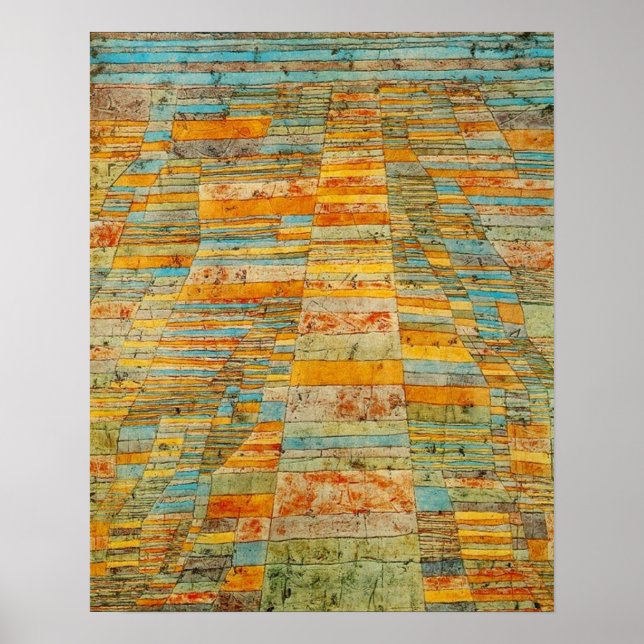 Paul Klee Highway and byways Poster (Front)