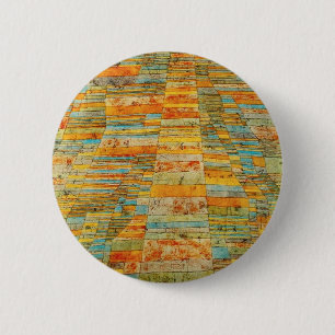 Paul Klee Highways and Byways Button