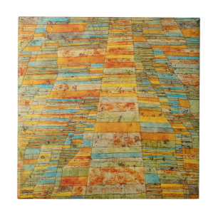 Paul Klee Highways and Byways Tile