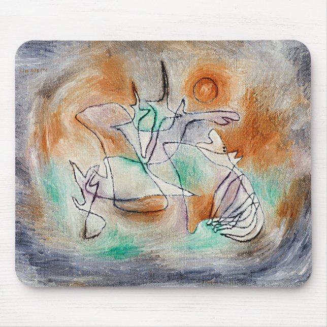 Paul Klee - Howling Dog, Mouse Mat (Front)