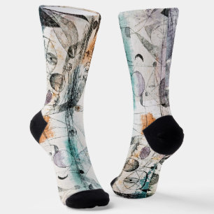 Paul Klee In the Realm of Air - Fine Art Socks