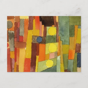 Paul Klee In The Style Of Kairouan Watercolor Art Postcard