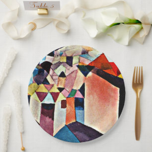 Paul Klee, Insight into a City, Paper Plate