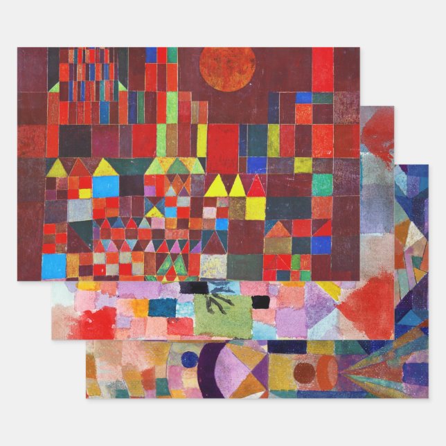 Paul Klee Landscape Wrapping Paper Sheet (Set)