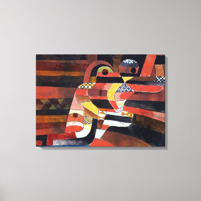 Paul Klee Lovers Canvas Print (Front)