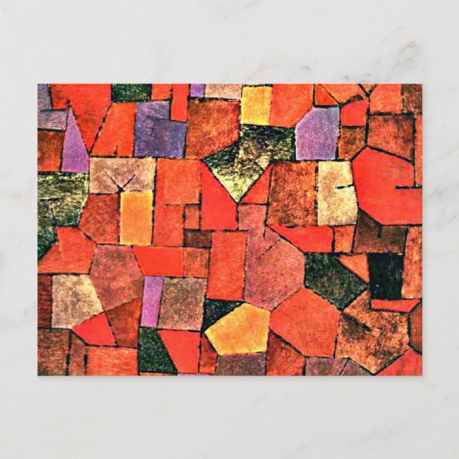 Paul Klee - Mountain Village Postcard (Front)