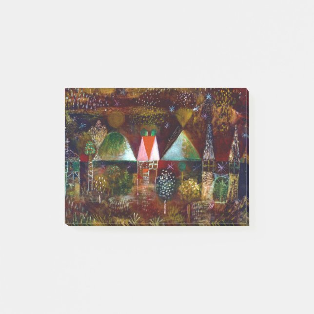 Paul Klee Night Feast Post-it Notes (Front)