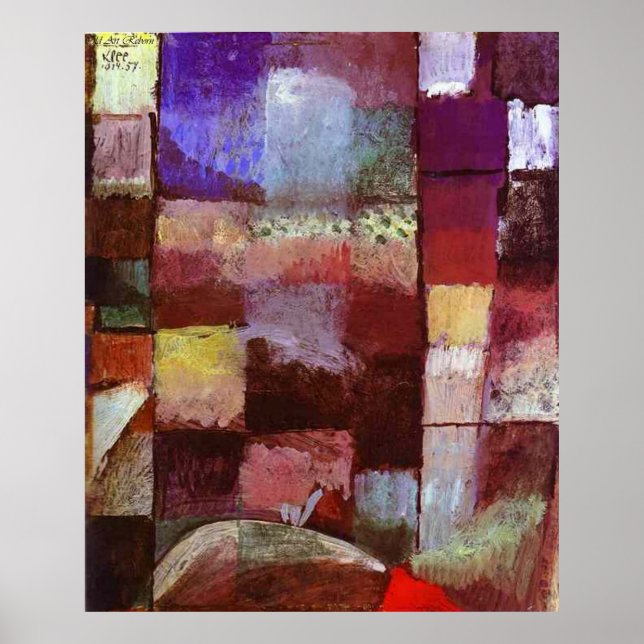 Paul Klee On A Motif From A Hamamet Poster (Front)