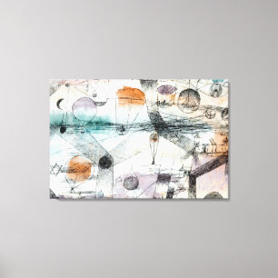 Paul Klee Plants Earth & Realm of the Air: Bauhaus Canvas Print