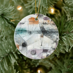 Paul Klee Plants Earth & Realm of the Air: Bauhaus Ceramic Tree Decoration