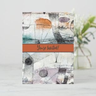 Paul Klee Plants Earth & Realm of the Air: Bauhaus Invitation