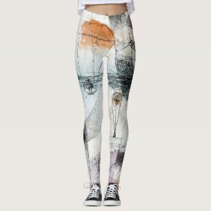 Paul Klee Plants Earth & Realm of the Air: Bauhaus Leggings