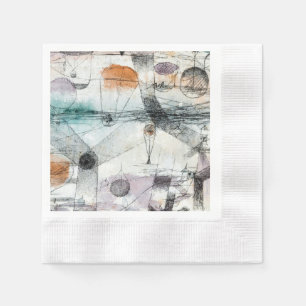 Paul Klee Plants Earth & Realm of the Air: Bauhaus Napkin