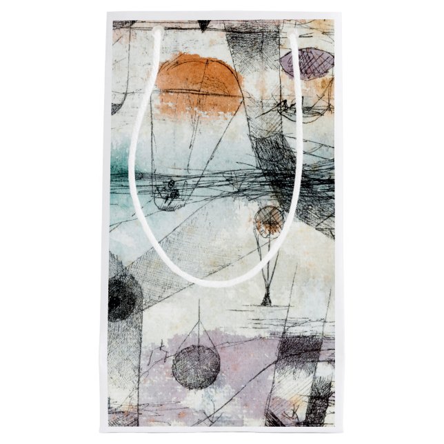 Paul Klee Plants Earth & Realm of the Air: Bauhaus Small Gift Bag (Front)