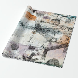Paul Klee Plants Earth & Realm of the Air: Bauhaus Wrapping Paper