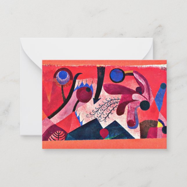 Paul Klee - Poisonous Berries Card (Front)