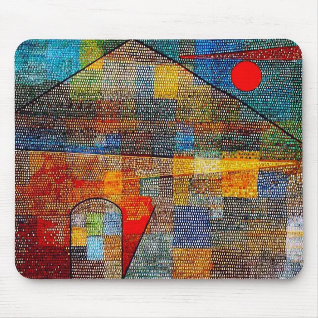 Paul Klee , "Polyphony2" Mouse Mat (Front)