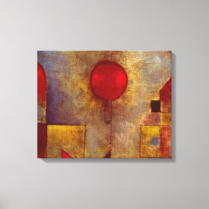 Paul Klee Red Balloon Abstract Colourful Art Canvas Print