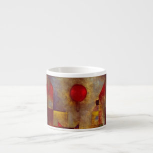 Paul Klee Red Balloon Abstract Colourful Art Espresso Cup