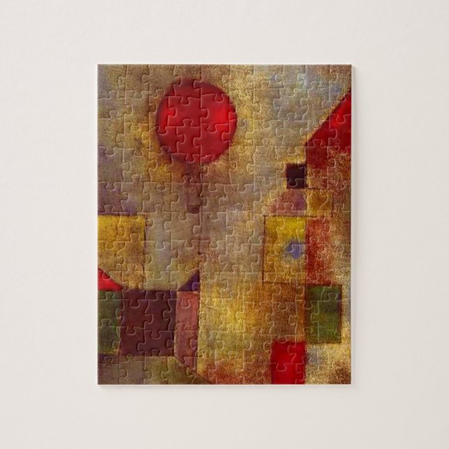 Paul Klee Red Balloon Abstract Colourful Art  Jigsaw Puzzle (Vertical)