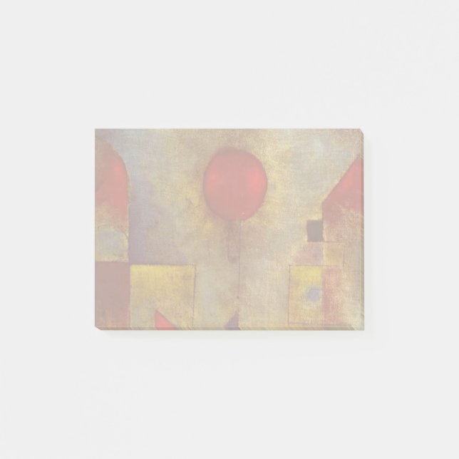 Paul Klee Red Balloon Abstract Colourful Art  Post-it Notes (Front)