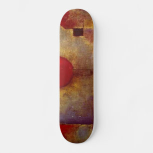 Paul Klee Red Balloon Abstract Colourful Art Skateboard