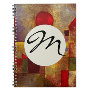 Paul Klee Red Balloon Art Print Abstract Notebook