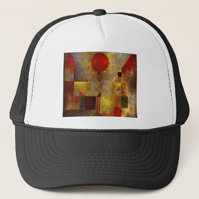 Paul Klee Red Balloon Hat (Front)