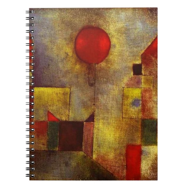 Paul Klee Red Balloon Notebook (Front)