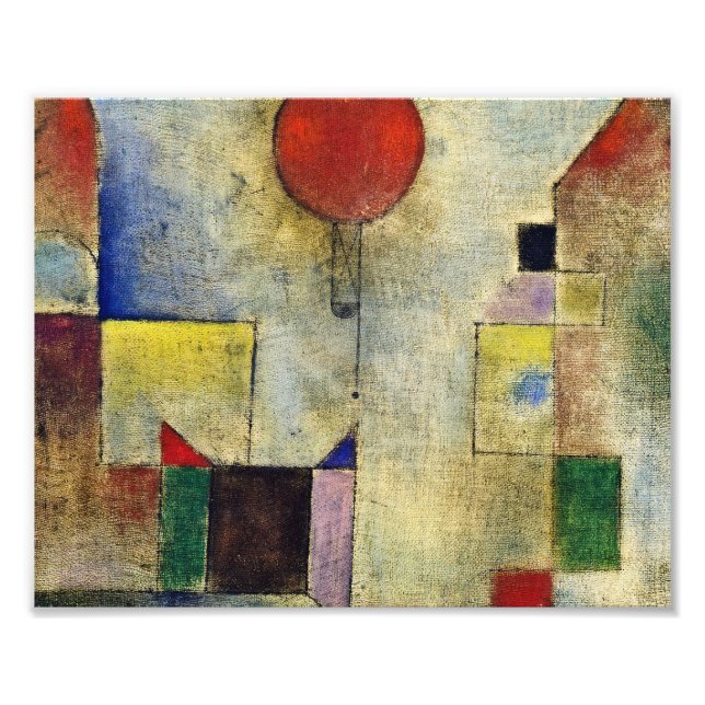 Paul Klee - Red Balloon Photo Print (Front)