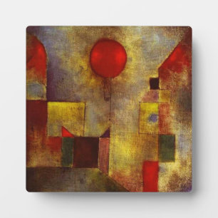 Paul Klee Red Balloon Plaque