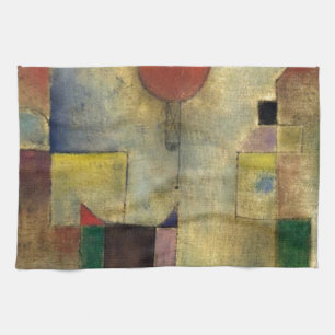 Paul Klee Red Balloon Tea Towel