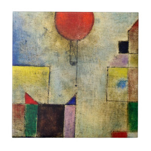 Paul Klee - Red Balloon Tile