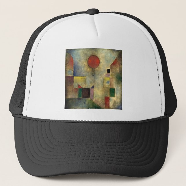 Paul Klee Red Balloon Trucker Hat (Front)