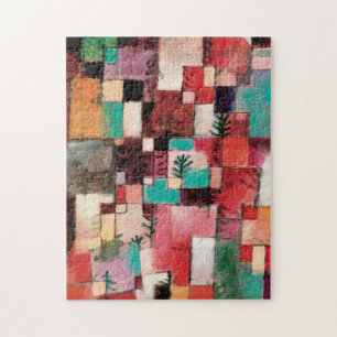 Paul Klee, Red Green and Violet-Yellow Rhythms - Jigsaw Puzzle