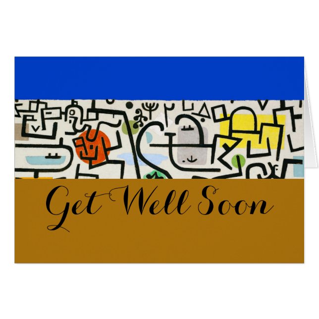 Paul Klee Rich Harbour Abstract Expressionism (Front Horizontal)