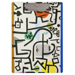 Paul Klee Rich Harbour Abstract Expressionism Clipboard