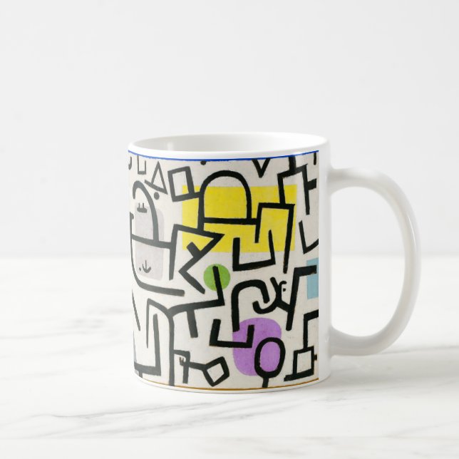 Paul Klee Rich Harbour Abstract Expressionism Coffee Mug (Right)