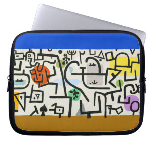 Paul Klee Rich Harbour Abstract Expressionism Laptop Sleeve