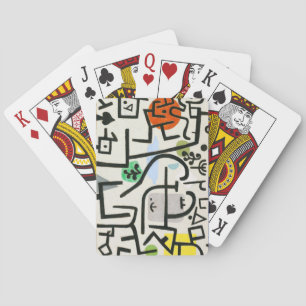 Paul Klee Rich Harbour Abstract Expressionism Playing Cards
