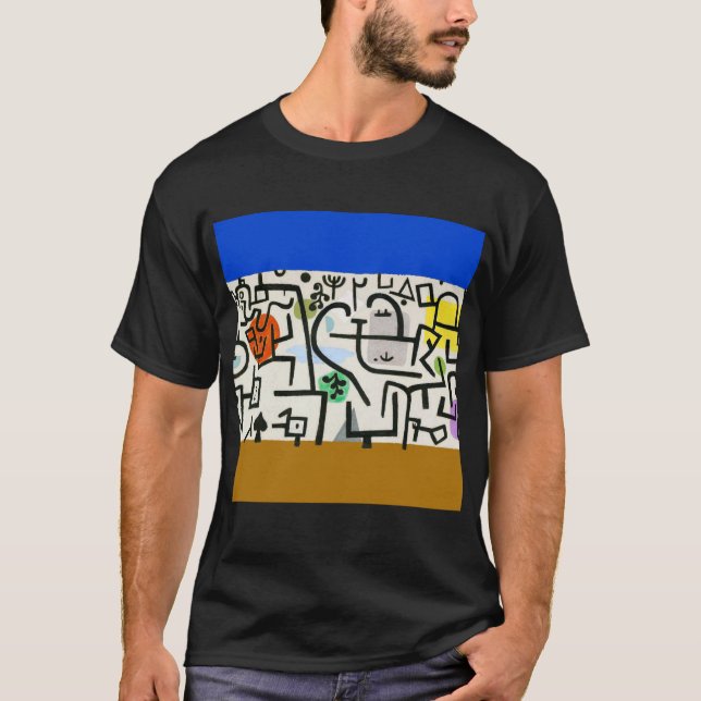 Paul Klee Rich Harbour Abstract Expressionism T-Shirt (Front)