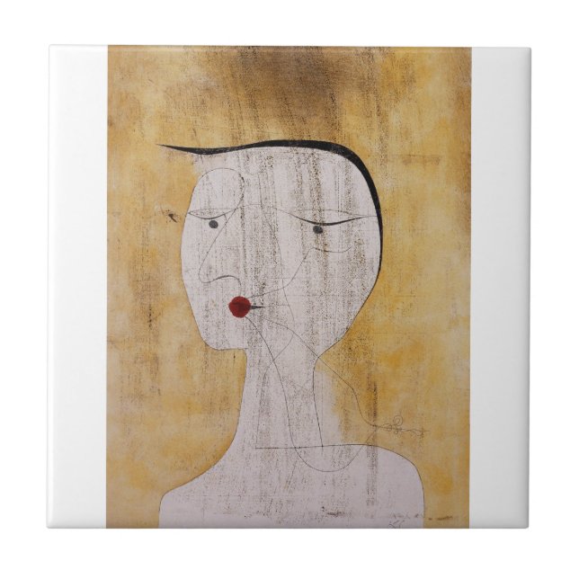 Paul Klee - Sealed Woman Tile (Front)