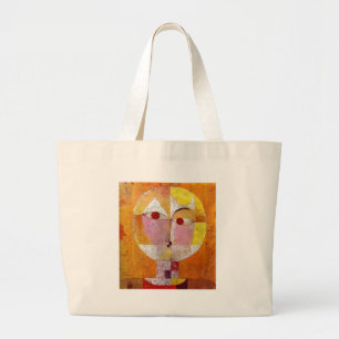 Paul Klee Senecio Painting Large Tote Bag