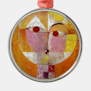 Paul Klee Senecio Painting Metal Tree Decoration