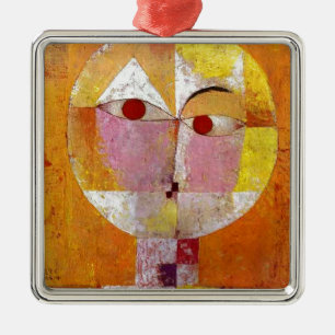 Paul Klee Senecio Painting Metal Tree Decoration
