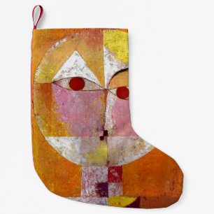 Paul Klee Senecio Painting Small Christmas Stocking