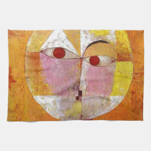 Paul Klee Senecio Painting Tea Towel